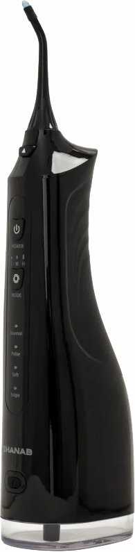 جهاز تنظيف أسنان لاسلكي شنب، قابل شحن، 3 أوضاع، فوهة تدور 360°، SH-011 - أسود product image 3
