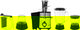 عصارة فواكه 4×1 إديسون، 800 واط، 1 لتر، 2 سرعة - اسود فضي product image 1