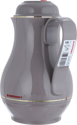 Rotpont Thermos, 500 ml, plastic outer shell, glass inner shell, plastic outer shell - gray product image 2