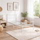 سرير هيكل حديد، 190×70×86 سم - أبيض product image 1