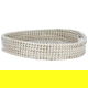 Al Saif Gallery wicker serving tofir, 36 x 36 x 8 cm, round - beige white product image 2