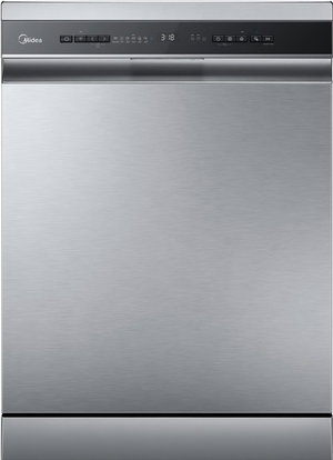 غسالة صحون ميديا، 15 مكان، 9 برامج، شاشة LED، تدعم الاتصال بالوايفاي، WQP15W7633DSS - فضي product image