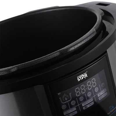 قدر ضغط كهربائي ويننج ستار، 10 لتر، 1350 واط، 14 وظيفة، ST-9336 - فضي اسود product image 14