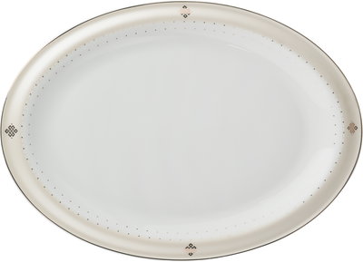 طقم تقديم سفرة بورسلان السيف غاليري، 65 قطعة، نقش ذهبي - أبيض بيج product image 21