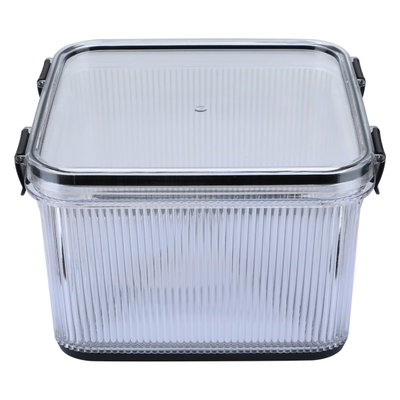 Al Saif Gallery Plastic Storage Box, Square - Transparent product image 1