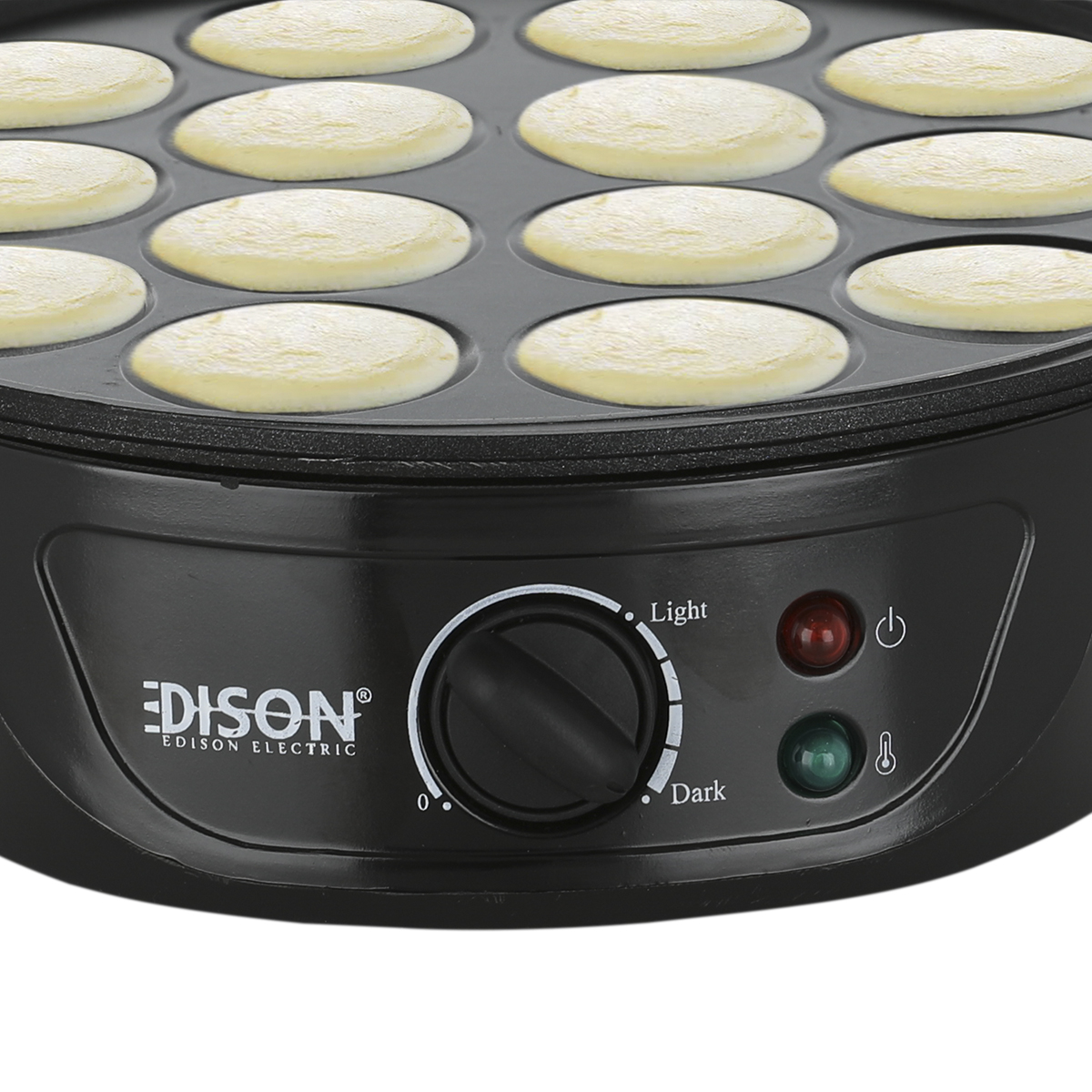 Edison Mini Pancake Maker, 750W, 14 Eyes - Black product image 2