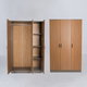 خزانة ملابس خشب MDF، 54×120×200 سم 3 ابواب - خشبي product image 3