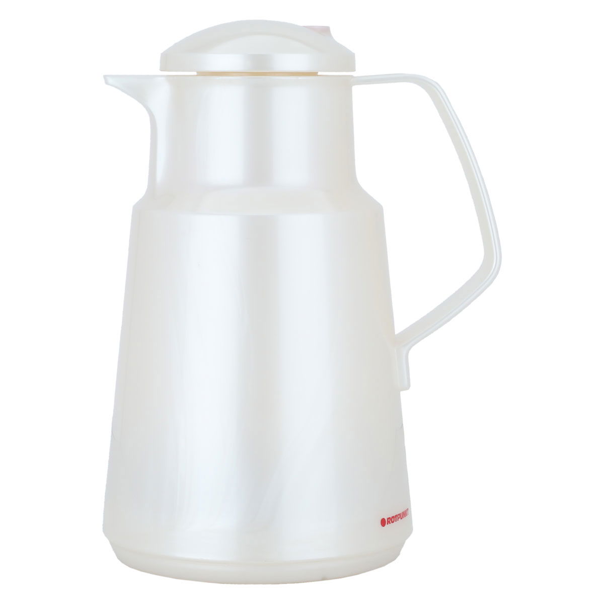 Rotpont glass thermos, 1 liter, plastic outer shell - white product image