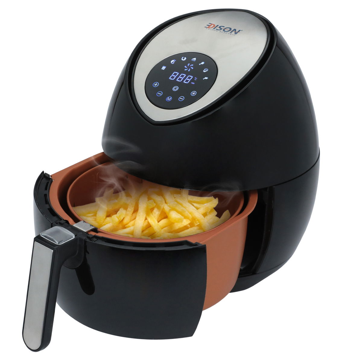 Edison HF-919TS/BK Air Fryer, 3.5 Liter, 1500 Watt - Black product image 1