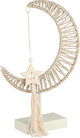 ستاند ديكور رمضاني هلال استيل السيف غاليري، 24.5x7x34.5 سم، قاعدة - أبيض بيج product image 2