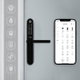 Hume Smart Door Lock, 4 AAA Batteries, Supports Wi-Fi and Bluetooth, 28 x 3.8 cm - Black product image 2