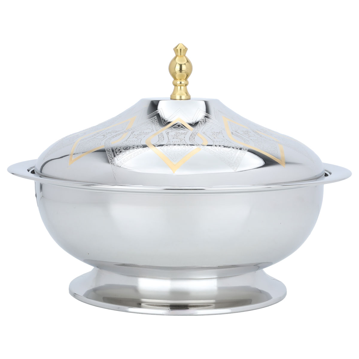 صينية تقديم الغوزي استيل السيف غاليري، 30 سم - فضي product image 1
