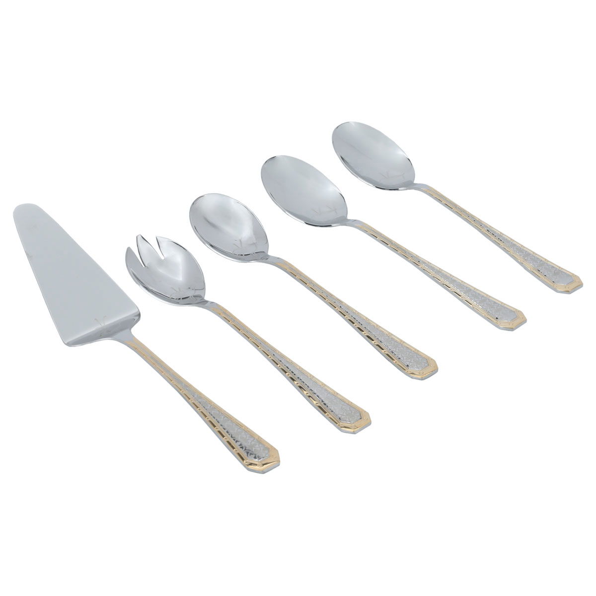 طقم ملاعق استيل السيف غاليري، شنطة جلد أزرق، 72 قطعة - فضي product image 3