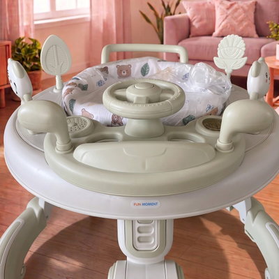 Fun Moment Baby Walker, Foldable, Adjustable, Musical Toys - Multicolor product image 3