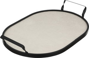 طقم طوفريات ستانلس ستيل ملامين السيف غاليري، قطعتين، اطار اسود - كريمي اسود product image 2