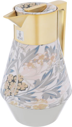 Lydia Pro Al Saif Gallery thermos, 1 liter, wooded, golden-light gray handle product image 4