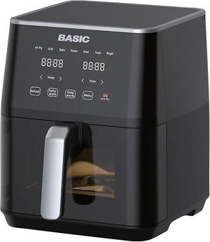 Basic Baf-55Ltd Air Fryer, 1700W, 5.5L, 10 Functions - Black product image