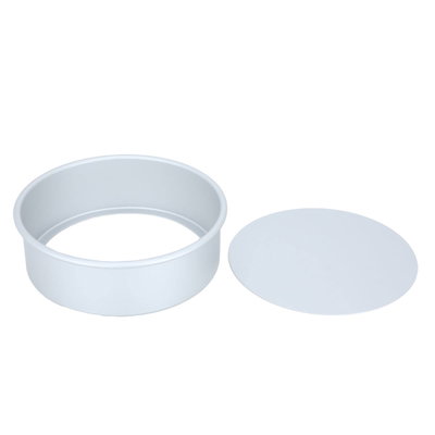 صينية فرن ألمونيوم السيف غاليري، 11×3 انش، دائري، قاعدة متحركة - فضي product image 3