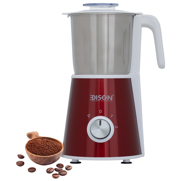Edison Coffee Grinder, 400G, 450W - Red product image 1