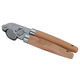 Al Saif Gallery Steel Garlic Press, Round, Wooden Handle - Brown product image 1