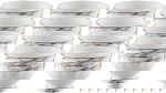 Al Saif Gallery porcelain coffee cup set, 12 pieces - white product image 1