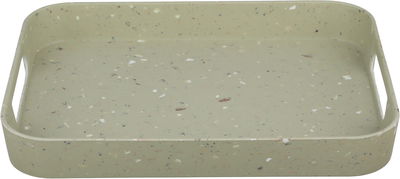 Al Saif Gallery Melamine Serving Tray, 30.6 x 30.6 x 4.7 cm, Rectangular - Light Green product image 1