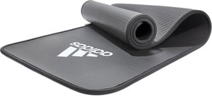 بساط يوغا مطاط أديداس، 182×61×0.5 سم - أسود product image