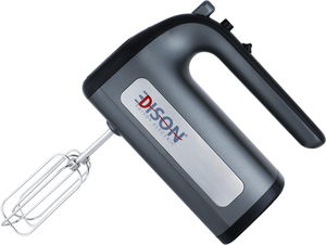 Edison CM-2003 Electric Hand Mixer, 500 Watt, 5 Speeds, Turbo, 4 Pieces - Silver Gray product image 3