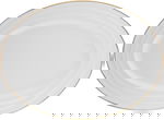 AlSaif Gallery Porcelain Dinner Set, 60 Pieces - White Gold product image 13