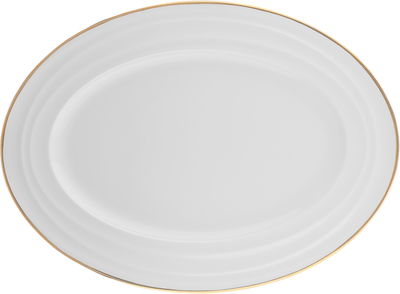 طقم سفرة بورسلان السيف غاليري، 60 قطعة - ابيض ذهبي product image 13