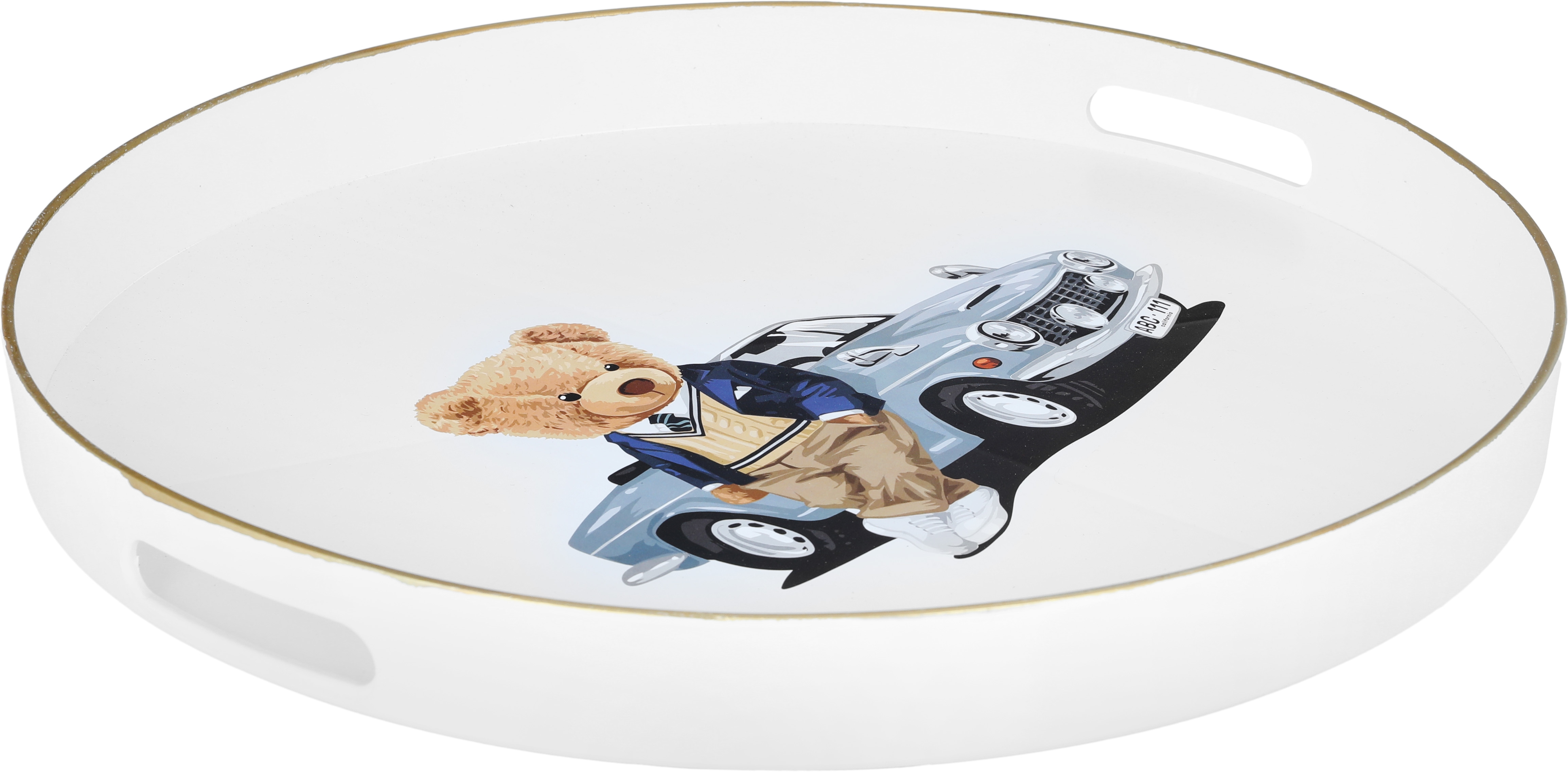 Al Saif Gallery Plastic Serving Topper, 42 cm, Round - White product image 2