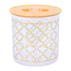 Al Saif Gallery Plastic Box, Round, 2000 ml - Clear product image 2