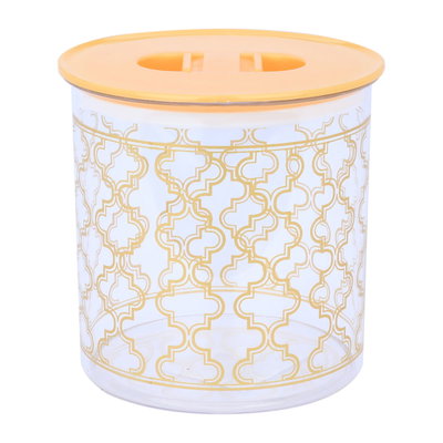 Al Saif Gallery Plastic Box, Round, 2000 ml - Clear product image 2