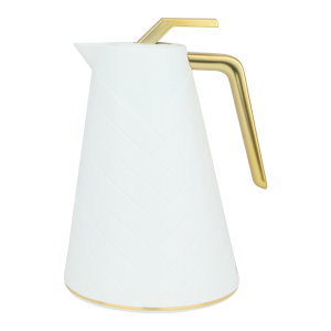 Glory Thermos, 500 ml, glass inner container, plastic outer shell - golden white product image 2