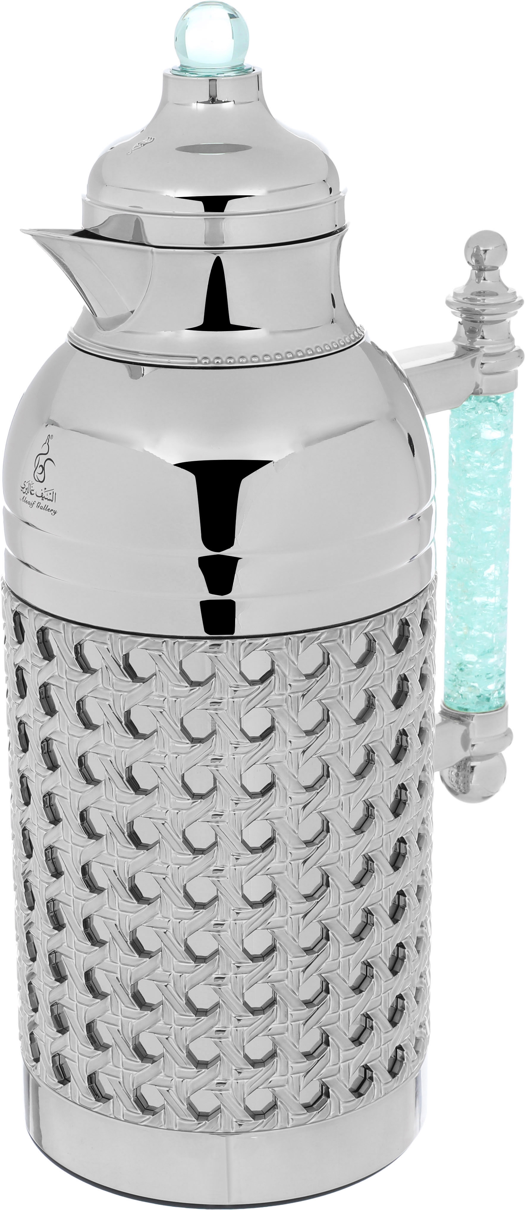 Al Saif Gallery Sarah steel thermos Set, 1/1 Liter, 2 Pieces - Silver product image 7