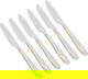 Al Saif Gallery Stainless Steel Knife Set, 6 Pieces - Silver product image 1