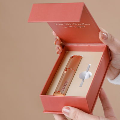 جهاز ازالة الشعر بونيتا، يعمل ببطارية - ذهبي product image 3