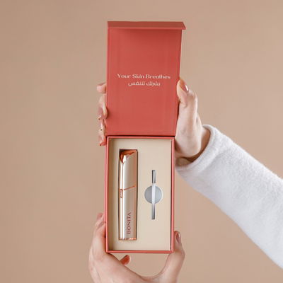 جهاز ازالة الشعر بونيتا، يعمل ببطارية - ذهبي product image 4