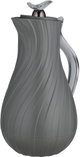 Glory Layal Thermos, 1 Liter, Glass Interior, Transparent Handle, Push-Button Lid - Dark Gray product image 4