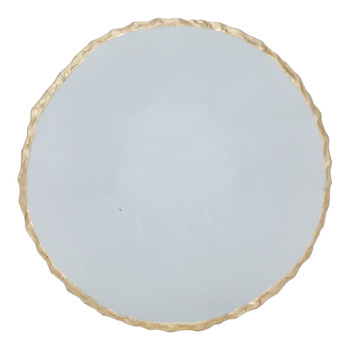 Al Saif Gallery glass sweet dish, 21 x 4 cm, golden rim, circular - transparent product image