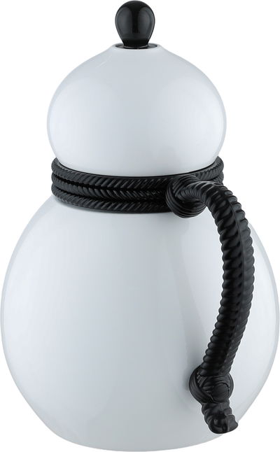 ترمس دلة تميم 9 ستانلس استيل السيف غاليري، 0.7 لتر، يد أسود، خدمة ذاتية، ضغاط -  أبيض أسود product image 2