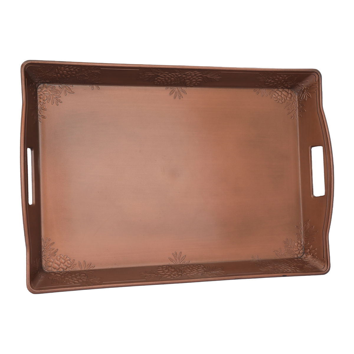 طوفرية تقديم مستطيلة بلاستيك السيف غاليري، 50x35x5 سم، منقوشة - بني product image 1
