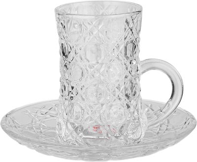 طقم بيالات زجاج السيف غاليري، 13 سم، صحون، 12 قطعة - شفاف product image 2