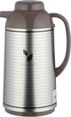 Abu Feel Japanese Stainless Steel Zogrishi Thermos, 1 Liter, Glass Inner Container, Pump - Cappuccino product image 2