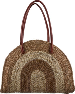 Al Saif Gallery Wicker Bag, 35x14x34 cm - Beige Brown product image 2