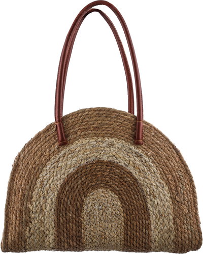 Al Saif Gallery Wicker Bag, 35x14x34 cm - Beige Brown product image 2