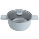 Robust Granite Cookware Set, 7 Pieces, Glass Lid - Grey product image 3