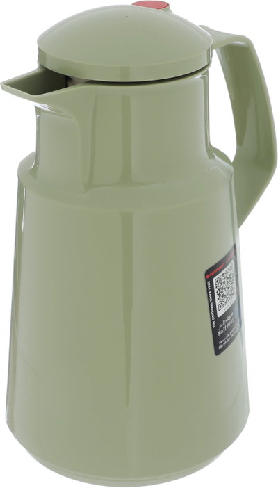 Rotpont thermos, 1 liter, glass inner container, plastic outer shell - olive green product image 4
