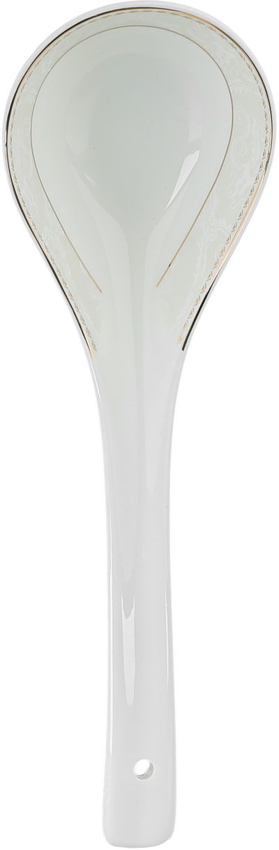 طقم تقديم سفرة بورسلان السيف غاليري، 86 قطعة - أبيض ذهبي product image 9