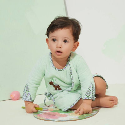 روب اطفال كورال فليس ريفي، 50×22 سم - اخضر فاتح product image 3